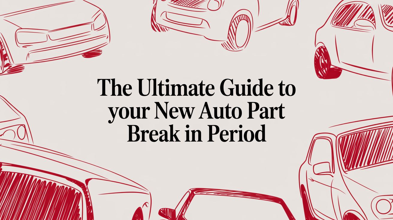 The Ultimate Guide to Your New Auto Part Break In Period – T1A Auto