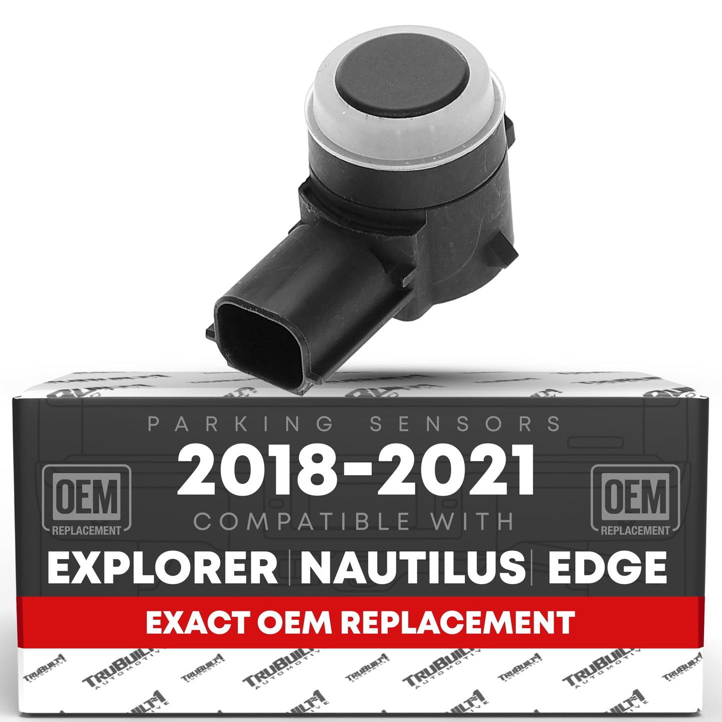2018-2019 Ford Edge; 2019-2021 Ford Explorer; 2020-2021 Lincoln Nautilus Car Parking Sensors - Front/Rear Backup Reverse Parking Assist Kit