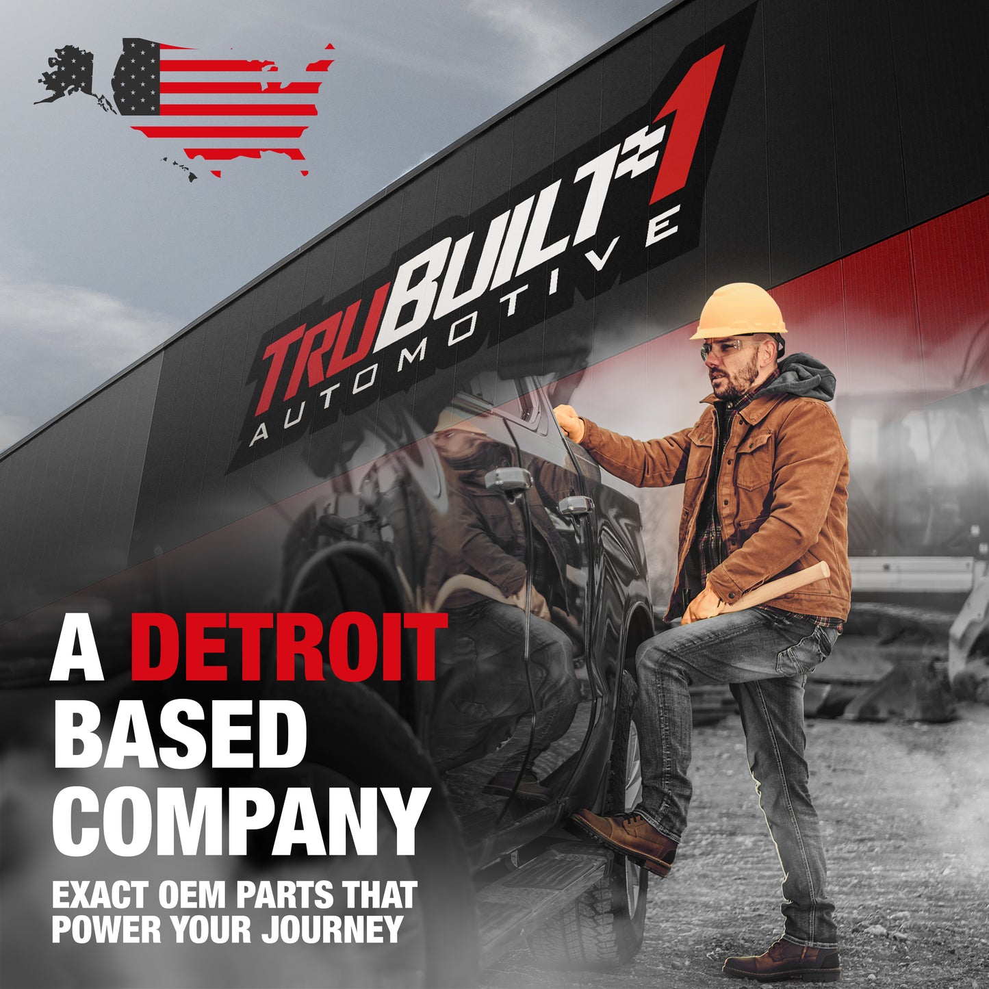 1999-2015 Ford Super Duty F-250 F-350 F-450 F-550 Exterior Rear Driver Door Handle Replacement - Upgraded Metal Textured Black - Rear Driver Door