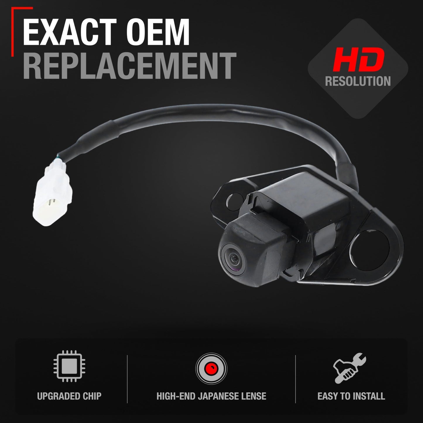 2009-2012 Toyota RAV4 Backup Reverse Camera Compatible Without Spare Tire Carrier