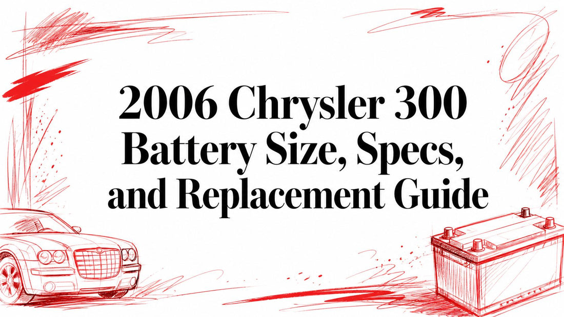 2006 Chrysler 300 Battery Size, Specs, and Replacement Guide
