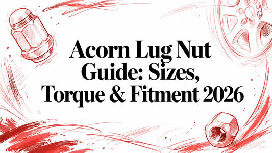 Acorn Lug Nut Guide: Sizes, Torque & Fitment 2026