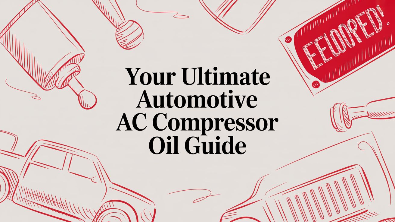 Your Ultimate Automotive AC Compressor Oil Guide – T1A Auto