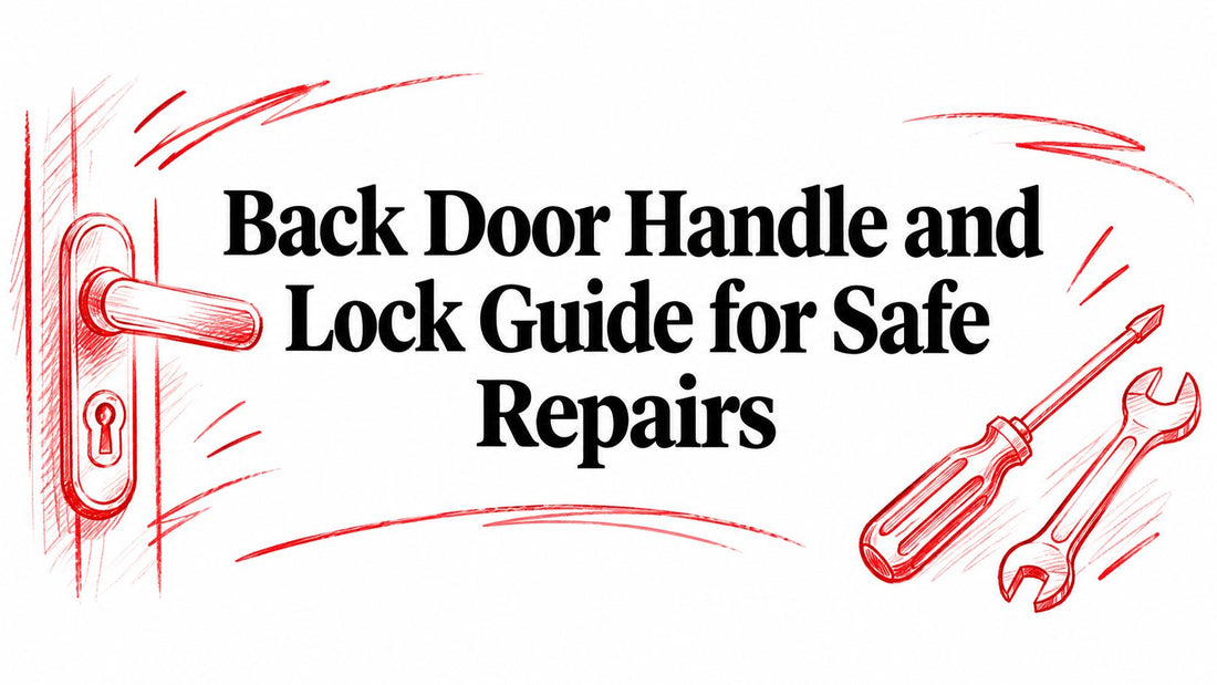 Back Door Handle and Lock Guide for Safe Repairs