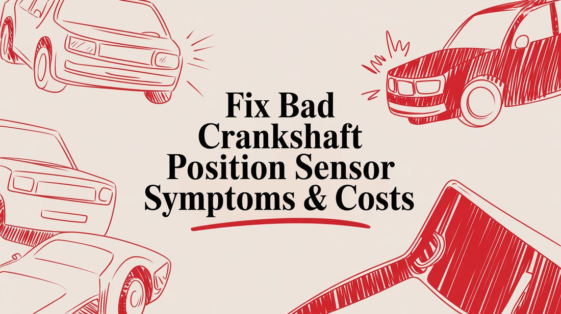 Fix Bad Crankshaft Position Sensor Symptoms & Costs