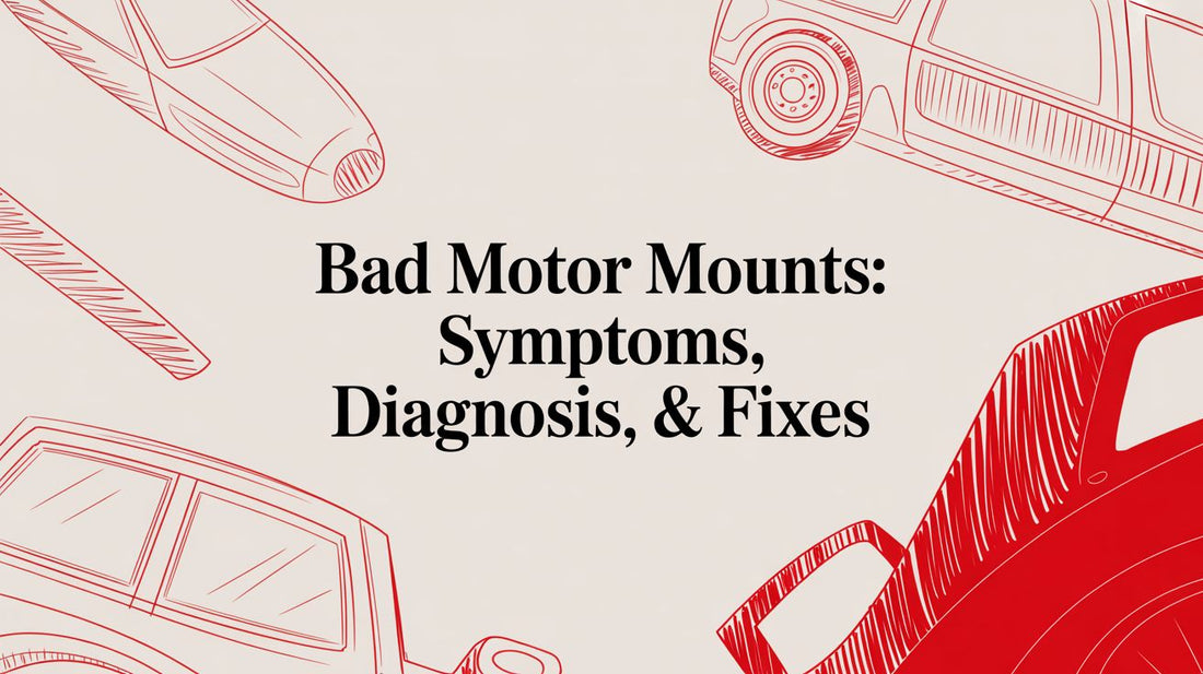 Bad Motor Mounts: Symptoms, Diagnosis, & Fixes