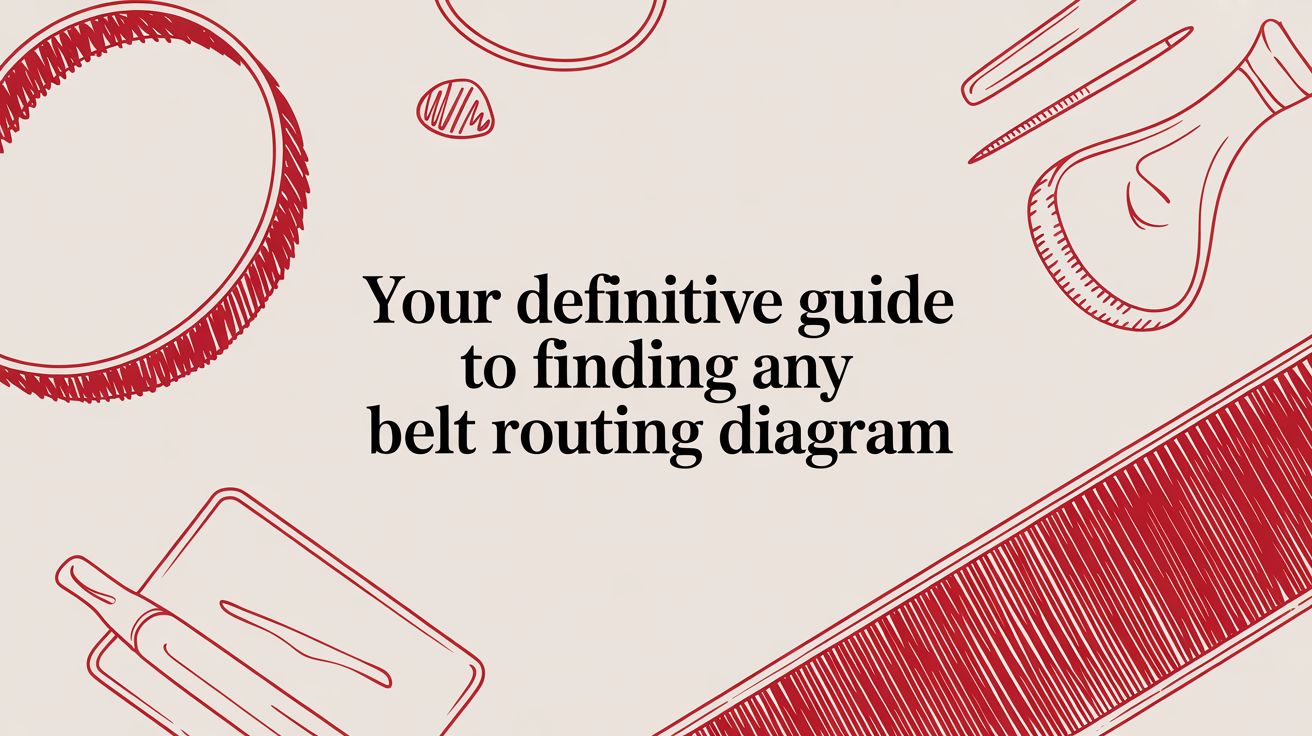 Your Definitive Guide to Finding Any Belt Routing Diagram – T1A Auto
