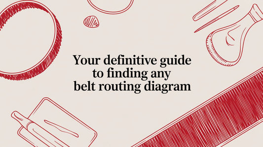 Your Definitive Guide to Finding Any Belt Routing Diagram