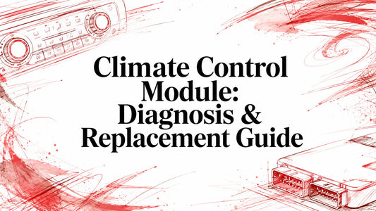 Climate Control Module: Diagnosis & Replacement Guide