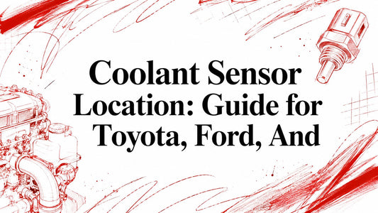 Coolant Sensor Location: Guide for Toyota, Ford, And