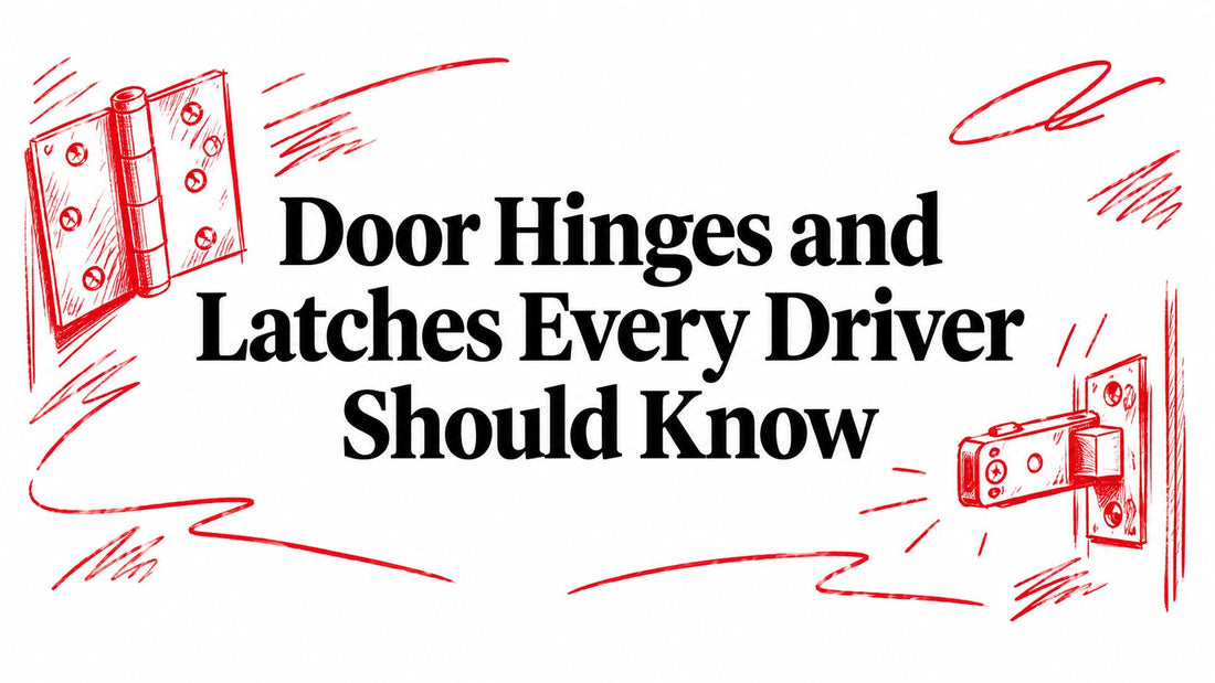 Door Hinges and Latches Every Driver Should Know