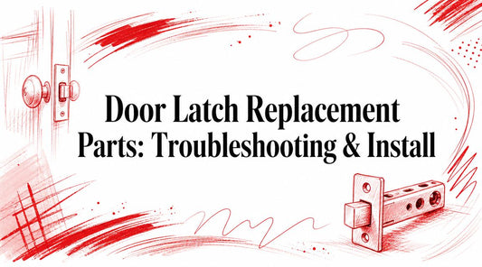 Door Latch Replacement Parts: Troubleshooting & Install