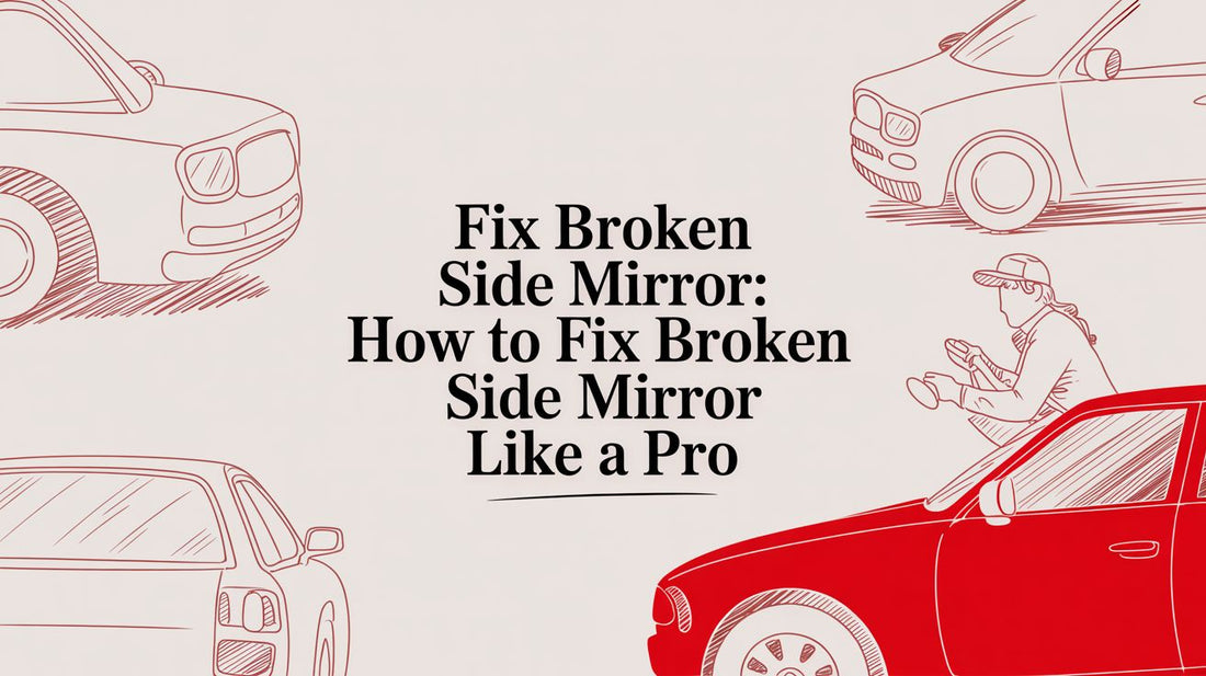 Fix Broken Side Mirror: How to fix broken side mirror Like a Pro