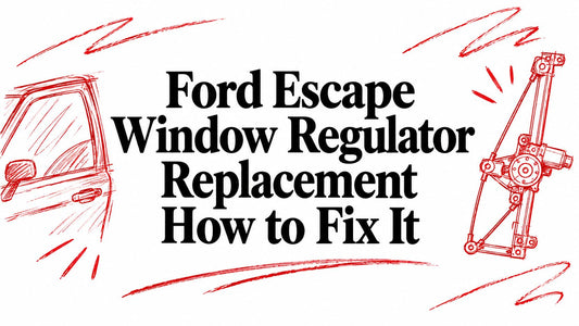 Ford Escape Window Regulator Replacement How to Fix It