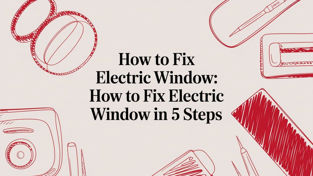 How to Fix Electric Window: how to fix electric window in 5 steps