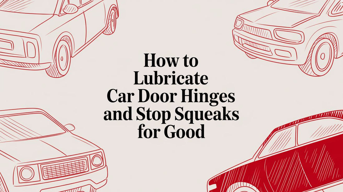 How to Lubricate Car Door Hinges and Stop Squeaks for Good