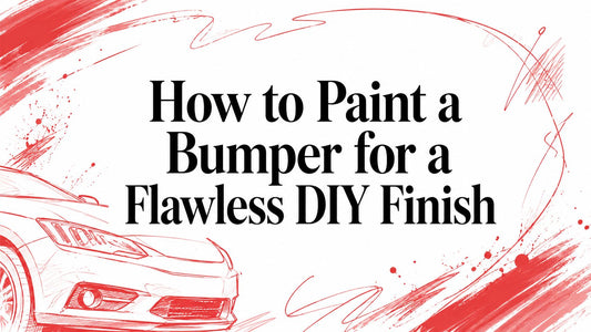 How to Paint a Bumper for a Flawless DIY Finish