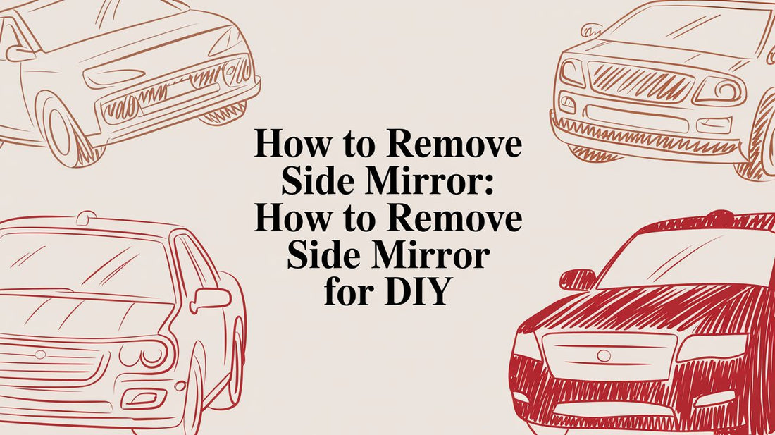 How to Remove Side Mirror: how to remove side mirror for DIY