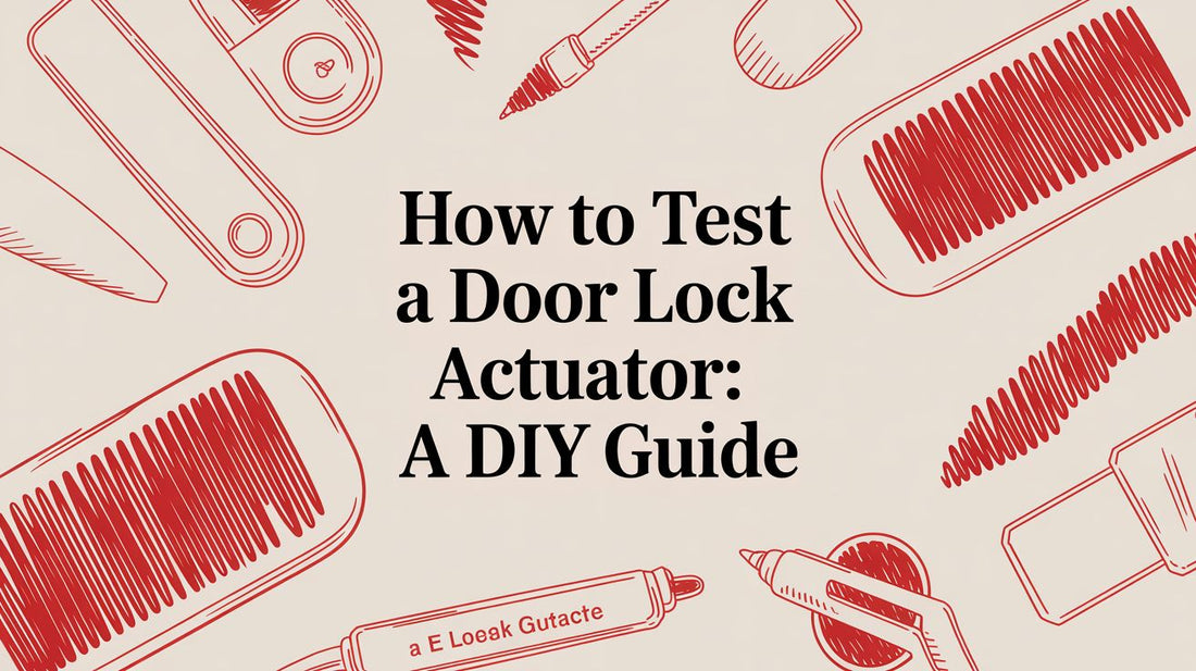 door lock actuator clicking noise vs silent failure diagram
