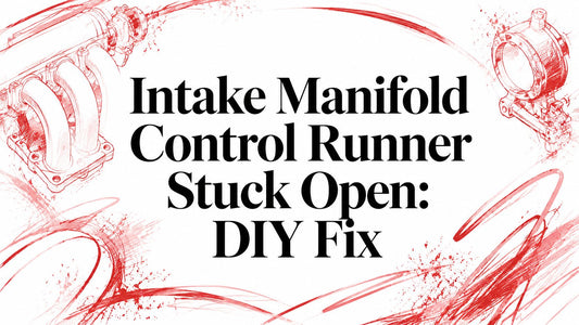 Intake Manifold Control Runner Stuck Open: DIY Fix