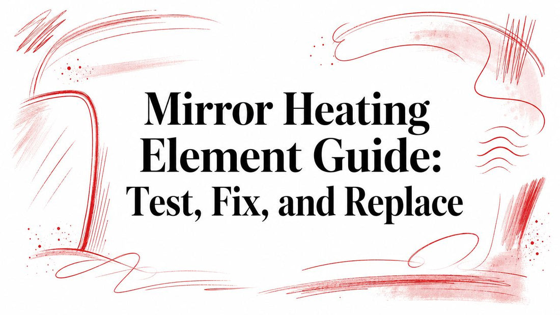 Mirror Heating Element Guide: Test, Fix, and Replace