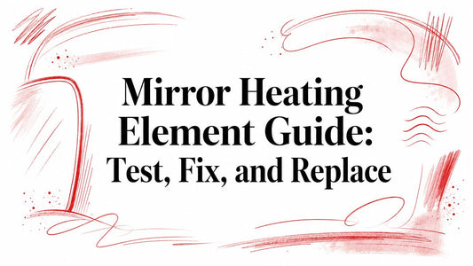 Mirror Heating Element Guide: Test, Fix, and Replace