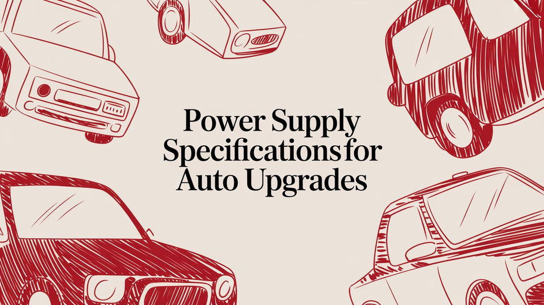 Power Supply Specifications for Auto Upgrades
