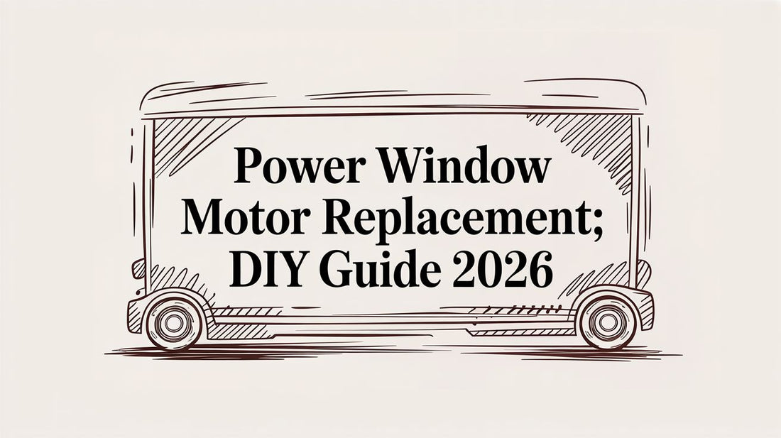 Power Window Motor Replacement: DIY Guide 2026