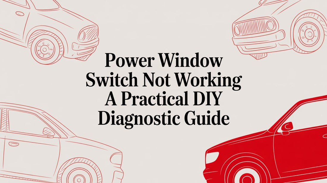 Power Window Switch Not Working A Practical DIY Diagnostic Guide