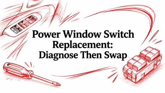 Power Window Switch Replacement: Diagnose Then Swap