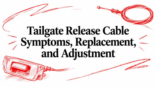 Tailgate Release Cable Symptoms, Replacement, and Adjustment