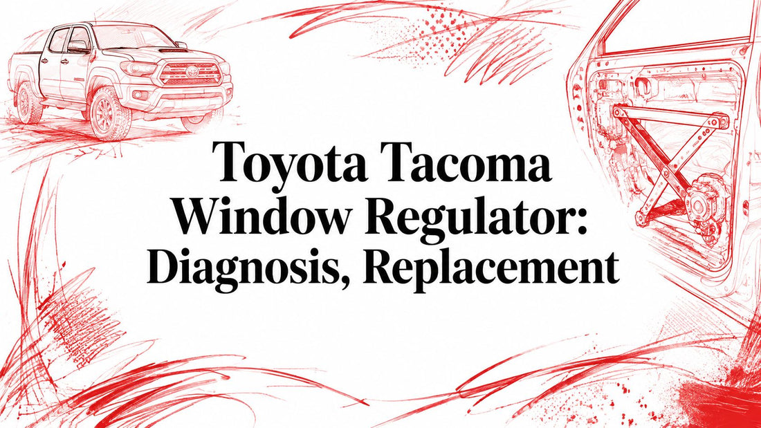 Toyota Tacoma Window Regulator: Diagnosis, Replacement