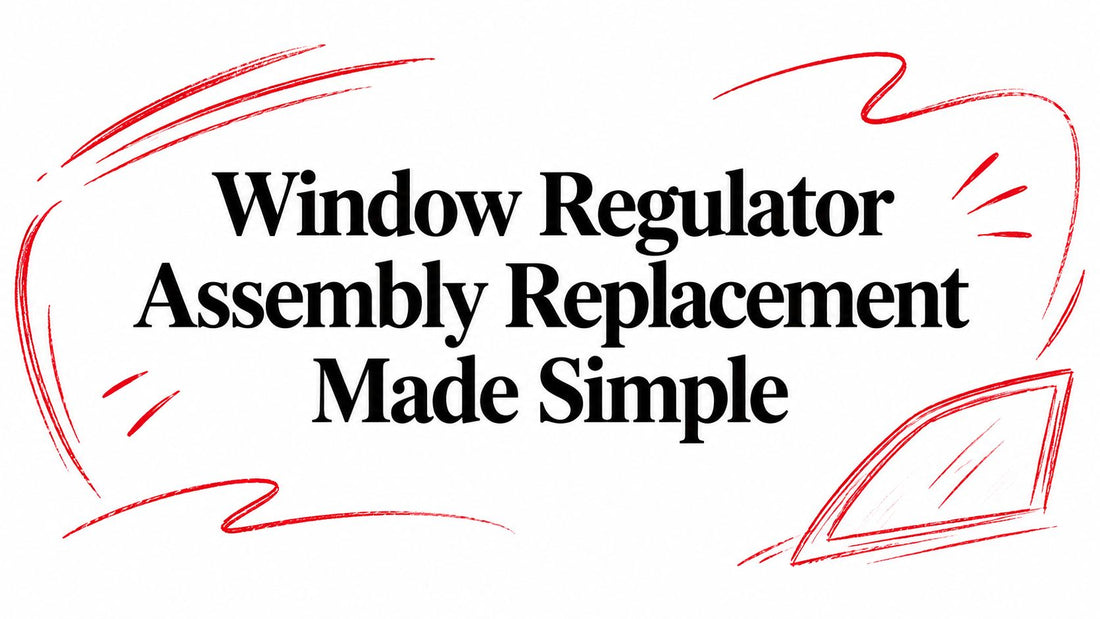 Window Regulator Assembly Replacement Made Simple