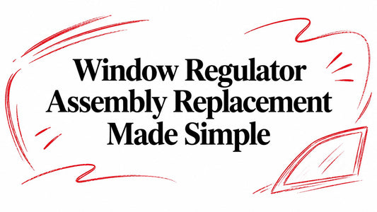 Window Regulator Assembly Replacement Made Simple