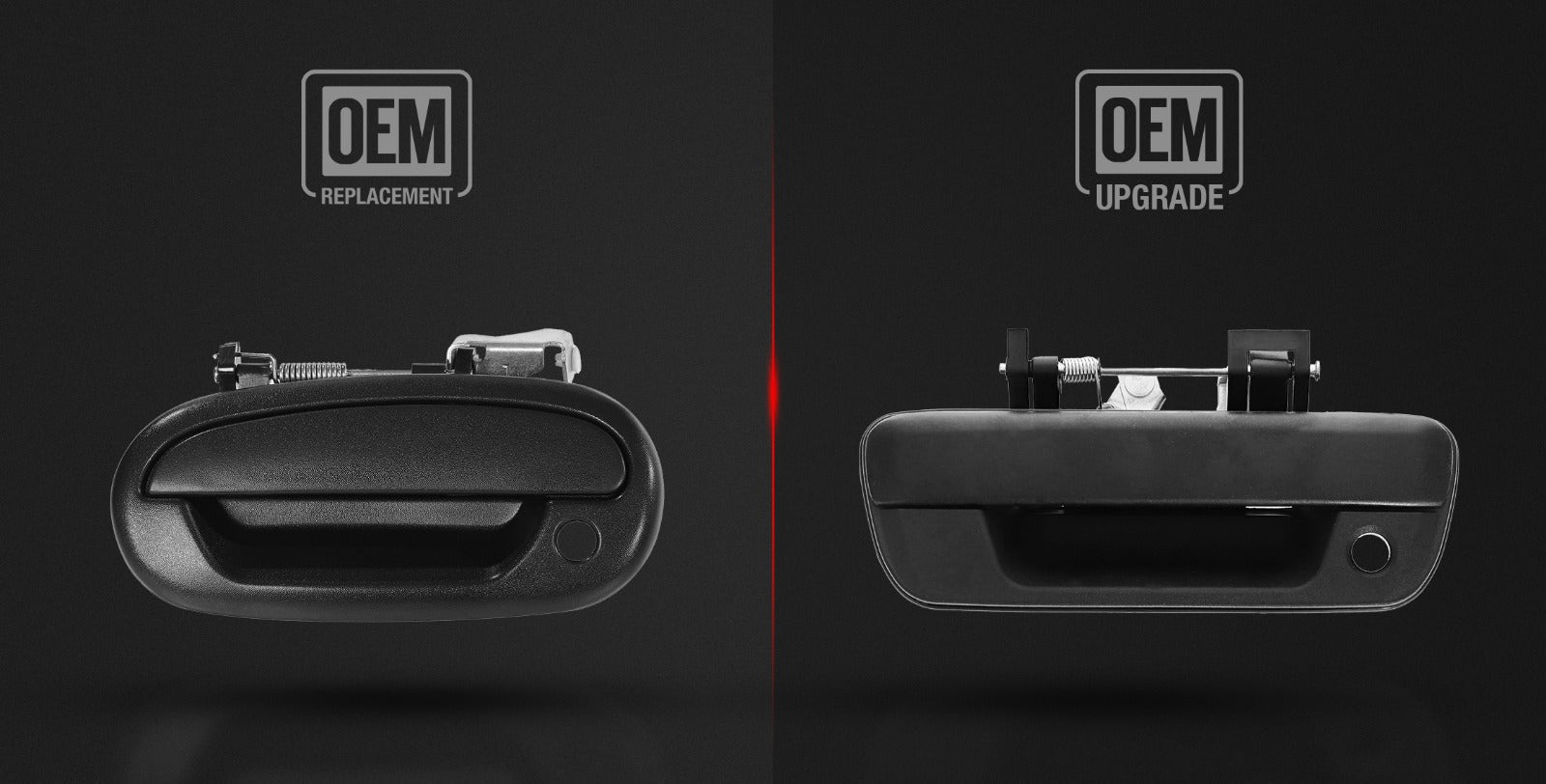 Upgraded Metal Handles