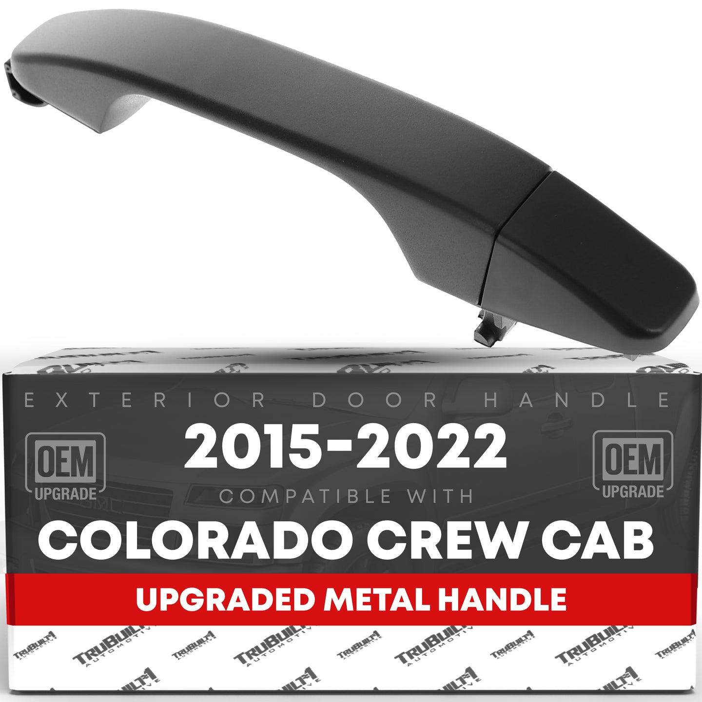 Chevrolet Colorado Exterior Rear Door Handle with Cover and Gasket (Crew Cab) - Rear Driver or Passenger Side Handle