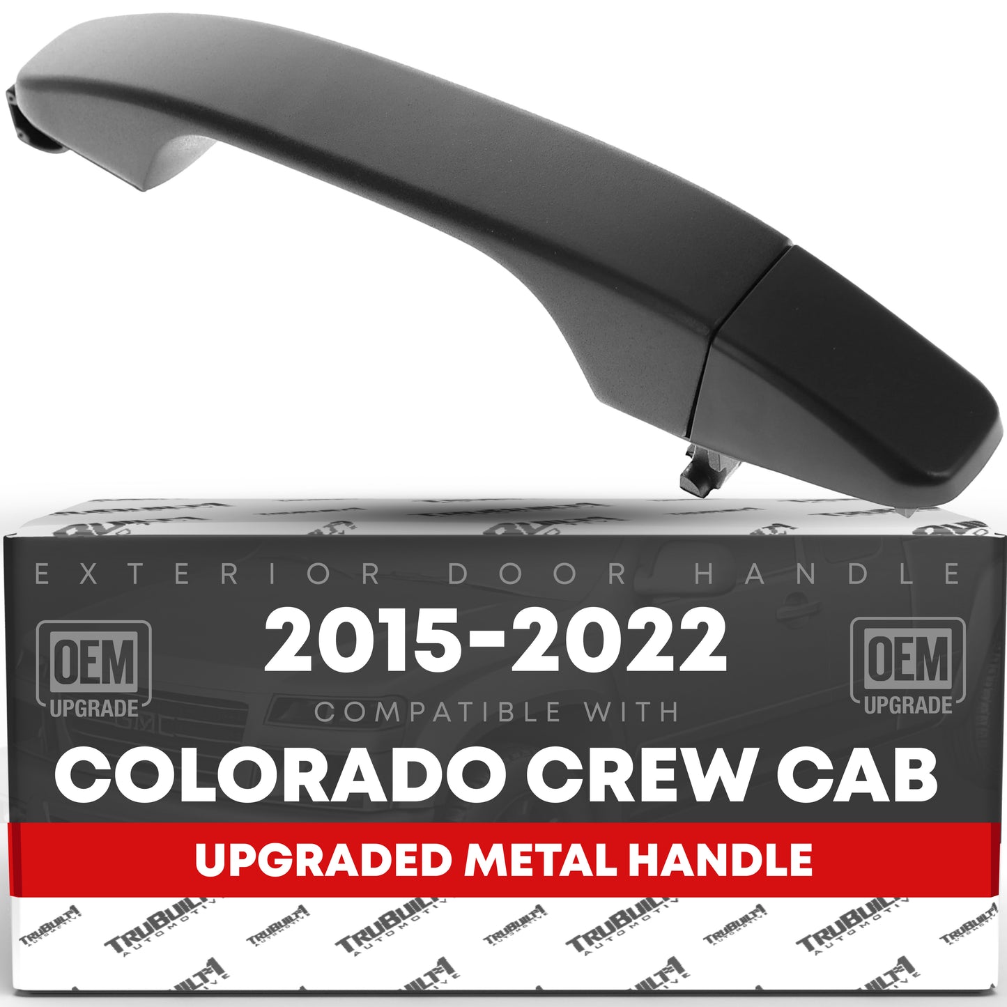 Chevrolet Colorado Exterior Rear Door Handle with Cover and Gasket (Crew Cab) - Rear Driver or Passenger Side Handle