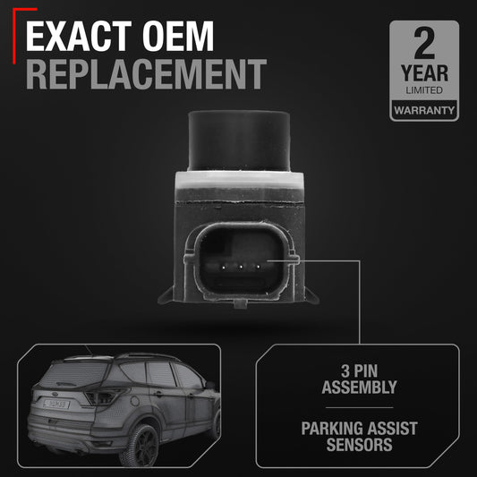 2017-2019 Ford Escape Car Parking Sensors - Front or Rear Bumper Parking Aid Sensor, Backup Reverse Parking Assist Kit