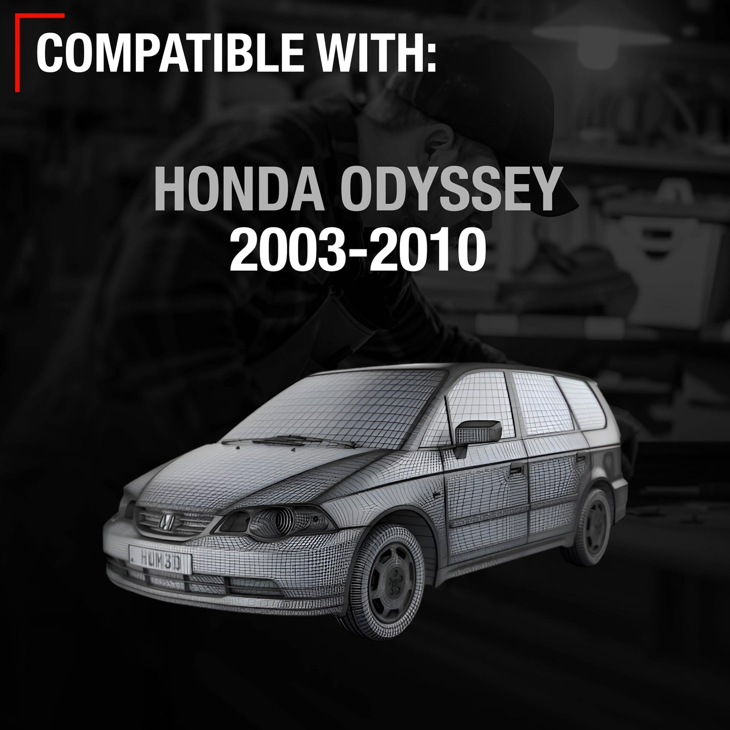 2005-2010 Honda Odyssey EX EX-L Touring Driver Side Sliding Door Roller Assembly Center Male Roller Upgraded Metal - Sliding Door Driver Side