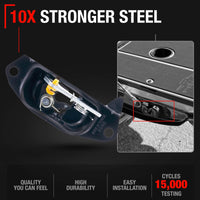 1999-2007 Chevrolet Silverado 1500 2500 3500 GMC Sierra 1500 2500 3500 2002-2006 Cadillac Escalade ESV EXT Avalanche Tailgate Latch Rear Right - Metal - Right Tail Gate Left