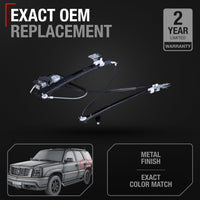 2004-2006 Chevrolet Silverado 1500 2500 3500 Avalanche Suburban GMC Sierra Yukon XL Power Window Regulator Rear Left - Rear Driver Side Window