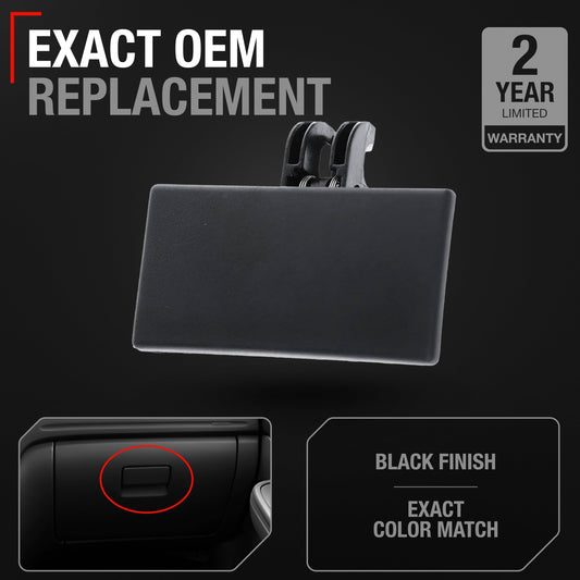 Ford Glove Box Latch Replacement - Compatible with 2011-2015 F-150, Super Duty, 11-14 Edge, 08-16 Excusion - Textured Black Plastic - OEM 8C3Z-1506072-AC, BL3Z-1506072-AE