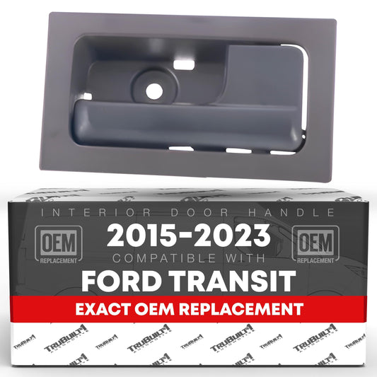 2015-2023 Ford Transit Interior Door Handle Hinged Door Right Passenger Side - Textured Black Plastic