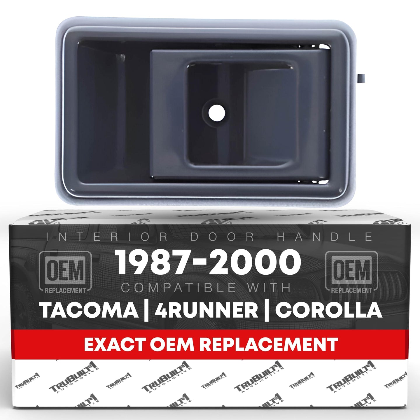 Toyota Corolla Tacoma Passenger Door Handle - Interior - Gray Plastic - 1988-2000 - Gray,Passenger Door Handle