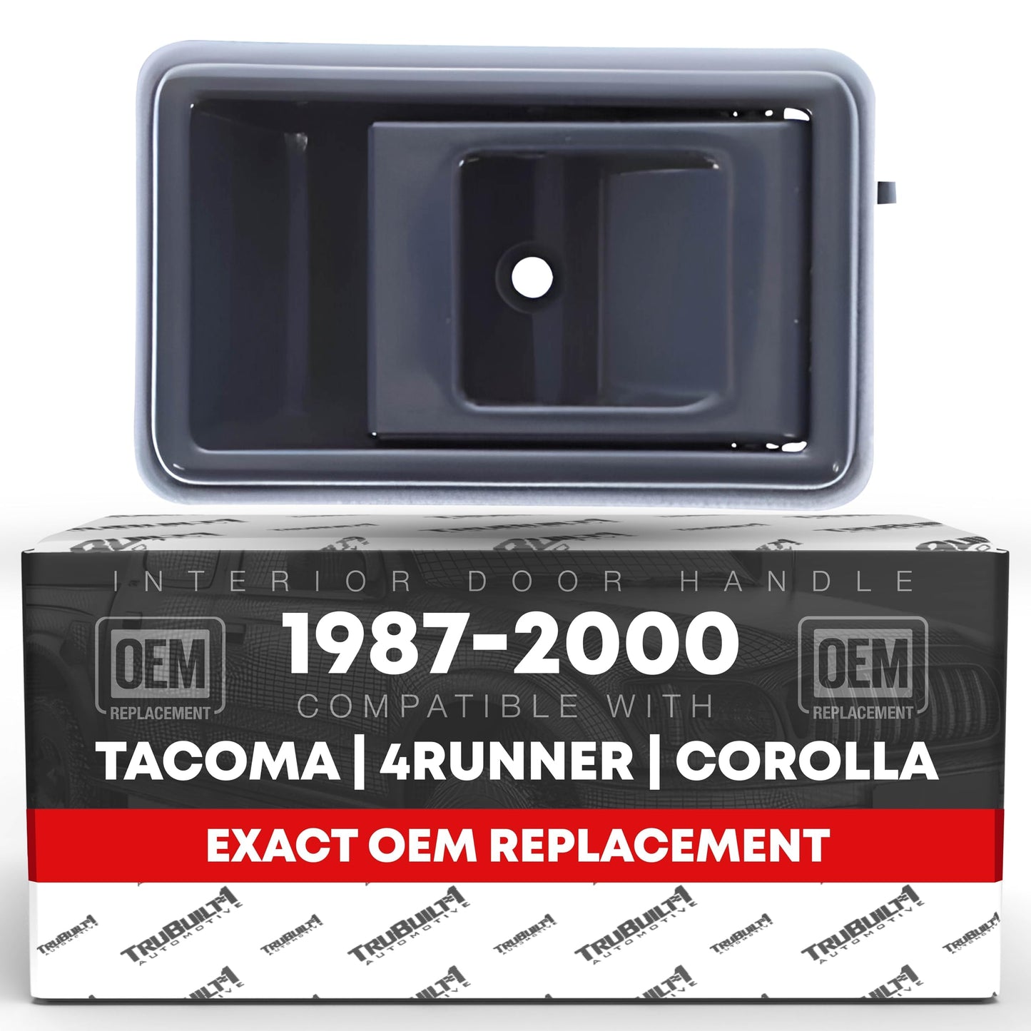 Toyota Corolla Tacoma Passenger Door Handle - Interior - Gray Plastic - 1988-2000 - Gray,Passenger Door Handle