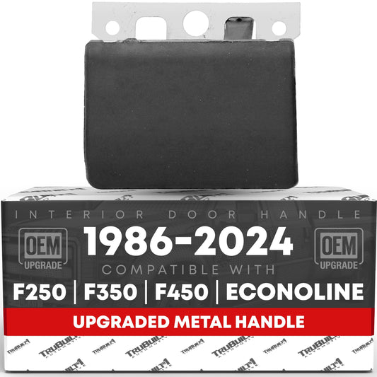 Ford F-Series Econoline Aerostar Interior Door Handle - Front/Rear Passenger Side - Textured Black - Metal Build - Front or Rear Passenger Side Handle