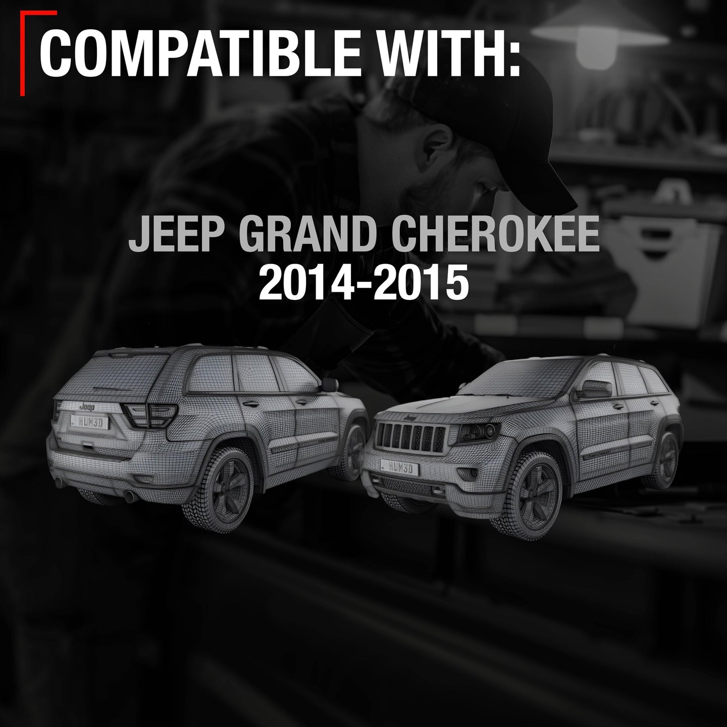 2014-2015 Jeep Grand Cherokee Rear View Backup Camera - Reverse Park Assist Replacement