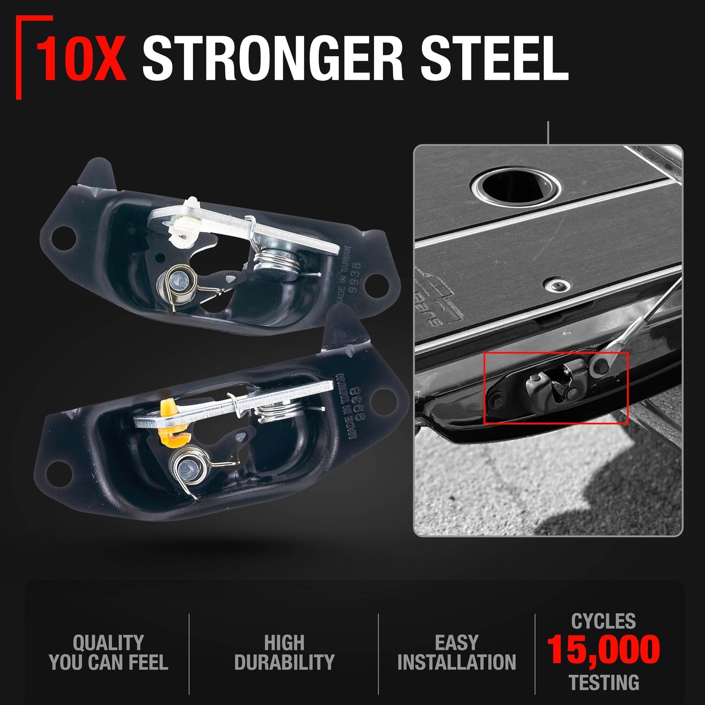 1999-2007 Chevrolet Silverado 1500 2500 3500 GMC Sierra 1500 2500 3500 2002-2006 Cadillac Escalade ESV EXT Avalanche Tailgate Latch Left & Right - Left + Right Tailgate Latch