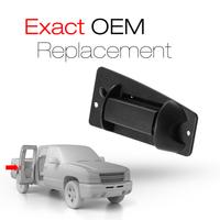 1999-2007 Chevrolet Silverado 1500 2500 3500 GMC Sierra 1500 2500 3500 Extended Cab Rear Passenger Door Handle - Right Side Ext Cab Handle (Plastic)