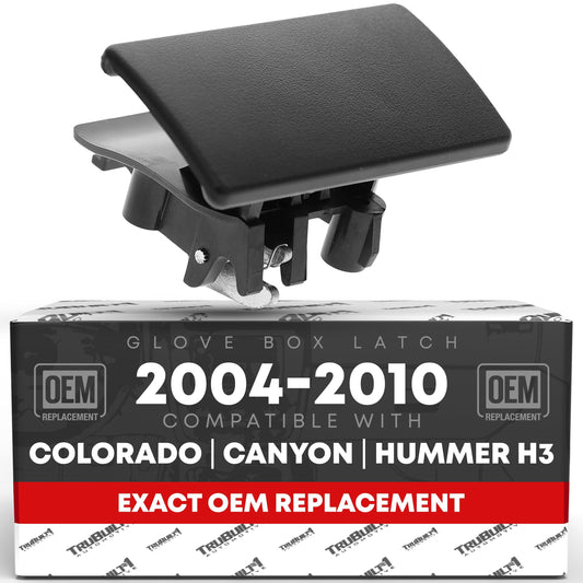 Chevrolet Colorado GMC Canyon Hummer Glove Box Latch - Black - Plastic